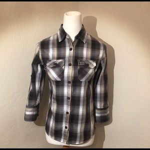 Superdry Co. plaid shirt size S
